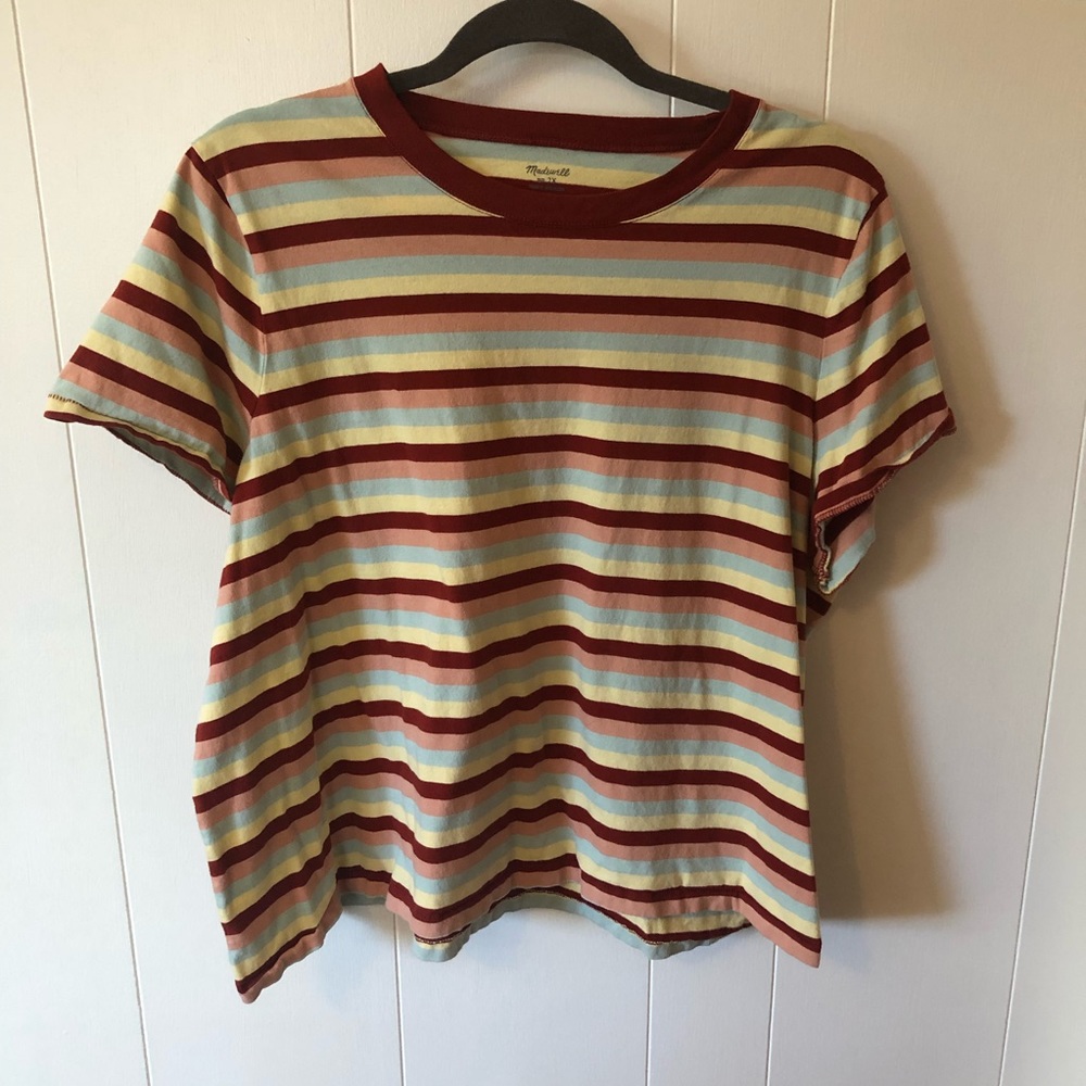 Striped madewell tee